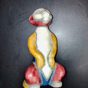Vintage South African Raku Meerkat